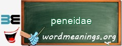 WordMeaning blackboard for peneidae